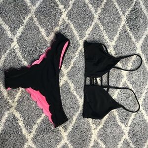Black bikini set